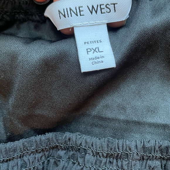 Polka Dot Crop Peasant Top - Picture 3 of 3